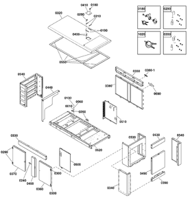 Enclosure Group Diagram and Parts List for 076168-00  Briggs and Stratton Generator